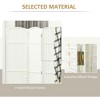 Resenkos 8-Panel 5.6' Tall Folding Room Divider - Freestanding Privacy Screen for Home Office, - 4 of 4