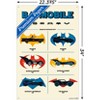 Trends International DC Comics Batman: 85th Anniversary - The Batmobiles Logos Unframed Wall Poster Prints - 3 of 4