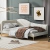 Daybed Modern Upholstered with Armrest and Padded Headboard for Guest Room 41.4"W - 3irtyhousy - 2 of 4