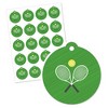 Big Dot of Happiness You Got Served - Tennis - Baby Shower or Tennis Ball Birthday Party Favor Gift Tags (Set of 20) - 2 of 4