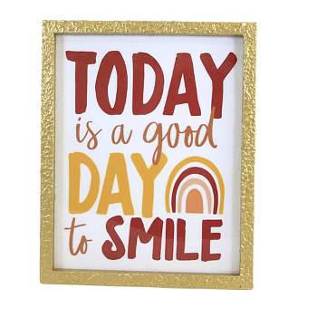 Home Decor 10.0 Inch Inspirational Wall Plaque Positive Attitude Wall Signs