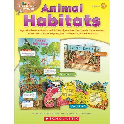 Easy Make & Learn Projects: Animal Habitats - by  Donald Silver & Patricia Wynne (Paperback)