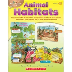 Easy Make & Learn Projects: Animal Habitats - by  Donald Silver & Patricia Wynne (Paperback)