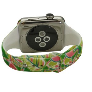 OLIVIA PRATT PRINTED SKINNY SILICONE APPLE WATCH BAND - 1 of 3