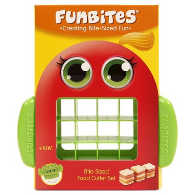 FunBites Food Cutter - Green Squares