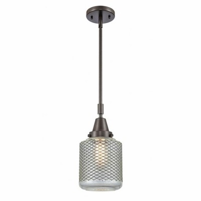 Stanton - 1 Light Stem Hung Mini Pendant In Industrial Style-13.13 Inches Tall and 6 Inches Wide