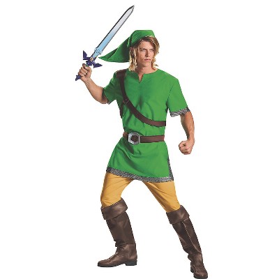 Mens Legend Classic Link Costume - Large/X Large - Green