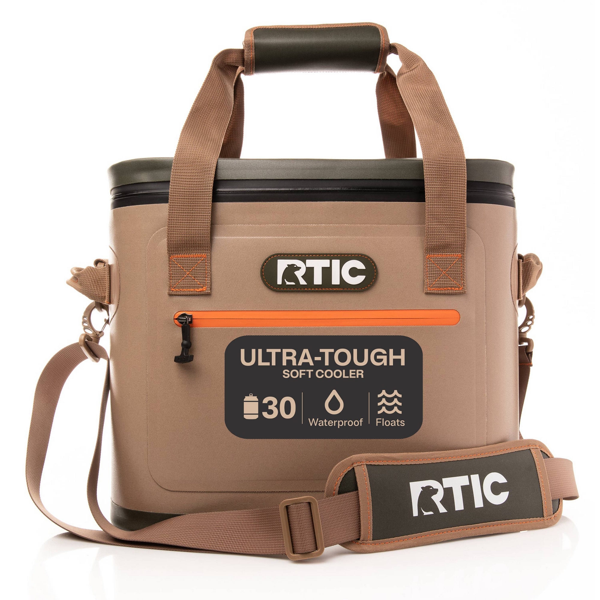 RTIC Outdoors 30 Cans Ultra-Tough Soft Sided Cooler - Tan