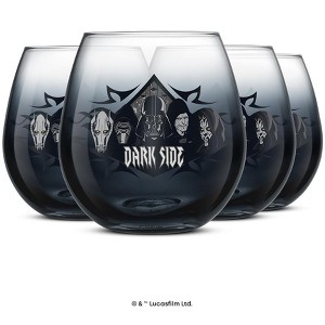 Star Wars™ Dark Side Stemless Drinking Glasses - 15 oz - Set of 4 - 1 of 4