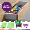 Dan&Darci Arts and Crafts Bin – 500+ Piece DIY Craft Kit with Feathers, Pom Poms, Pipe Cleaners, and More - 2 of 3