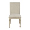 Set of 2 Fiona Upholstered Dining Chairs - Martha Stewart: Solid Wood Frame, Polyester - 2 of 4