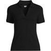 Lands' End Women's Short Sleeve Wide Rib Polo - 3 of 3