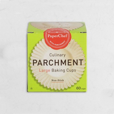 PaperChef Large Baking Parchment Cups - 60ct