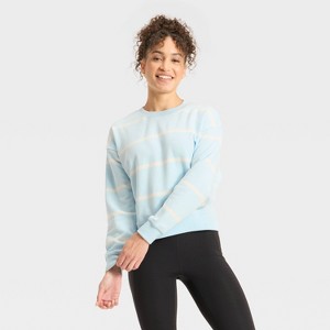 Women's French Terry Crewneck Sweatshirt - All In Motion - 1 of 4