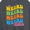 Women's - Barbie - Weird Stack Graphic Racerback Tank - 2 of 4