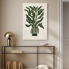 Art Remedy Green Vase I Minimalistic Botanical and Floral Art Prints Unframed - 2 of 4