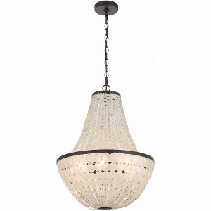 Crystorama Lighting Brielle 6 - Light Chandelier in  Dark Bronze - 1 of 4