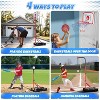 Adjustable 2 in 1 Basketball Hoop and T Ball Set for Kids Ages 2-8 Outdoor Play Toys Gift - 2 of 4