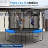 SereneLife Outdoor Trampoline with Net Enclosure - 2 of 4