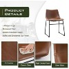 CENGHU Dining Chairs Set of 2, Modern Dining Room Chairs with Metal Legs, Dining Side Chairs for Kitchen, Living, Dining Room - 4 of 4