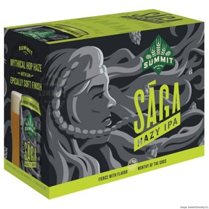 Summit Brewing Saga Goddess Hazy IPA - 12pk/12 fl oz Cans - 1 of 1