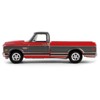 1972 Chevrolet Cheyenne C10 Short Bed Truck Ruby Red and Gunmetal Gray Metallic 1/64 Diecast Model Car by Greenlight - 3 of 4