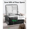 LUGGEX 30 Inch Luggage with Spinner Wheels, Expandable Large PC Hard Shell Suitcase with Front Opening, Lightweight, Charcoal Metallic - 2 of 4