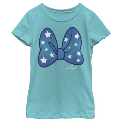 Girl's Disney Minnie Mouse Starry Bow T-Shirt