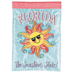 Dicksons Magnolia Garden Florida The Sunshine State Blue 18 x 13 Polyester Outdoor Garden Flag - 1 of 1