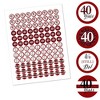 Big Dot of Happiness We Still Do - 40th Wedding Anniversary - Party Round Candy Sticker Favors - Labels Fits Chocolate Candy (1 sheet of 108) - 2 of 4