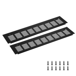 Unique Bargains Rectangle Ventilation Grille, Aluminum - 1 of 3