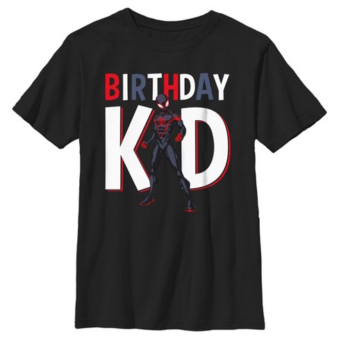 Birthday boy best sale spiderman shirt