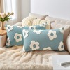 REGALWOVEN Fade-Resistant Flower Jacquard Decorative Floral Pattern Cushion Cases 2 Pcs - 2 of 4