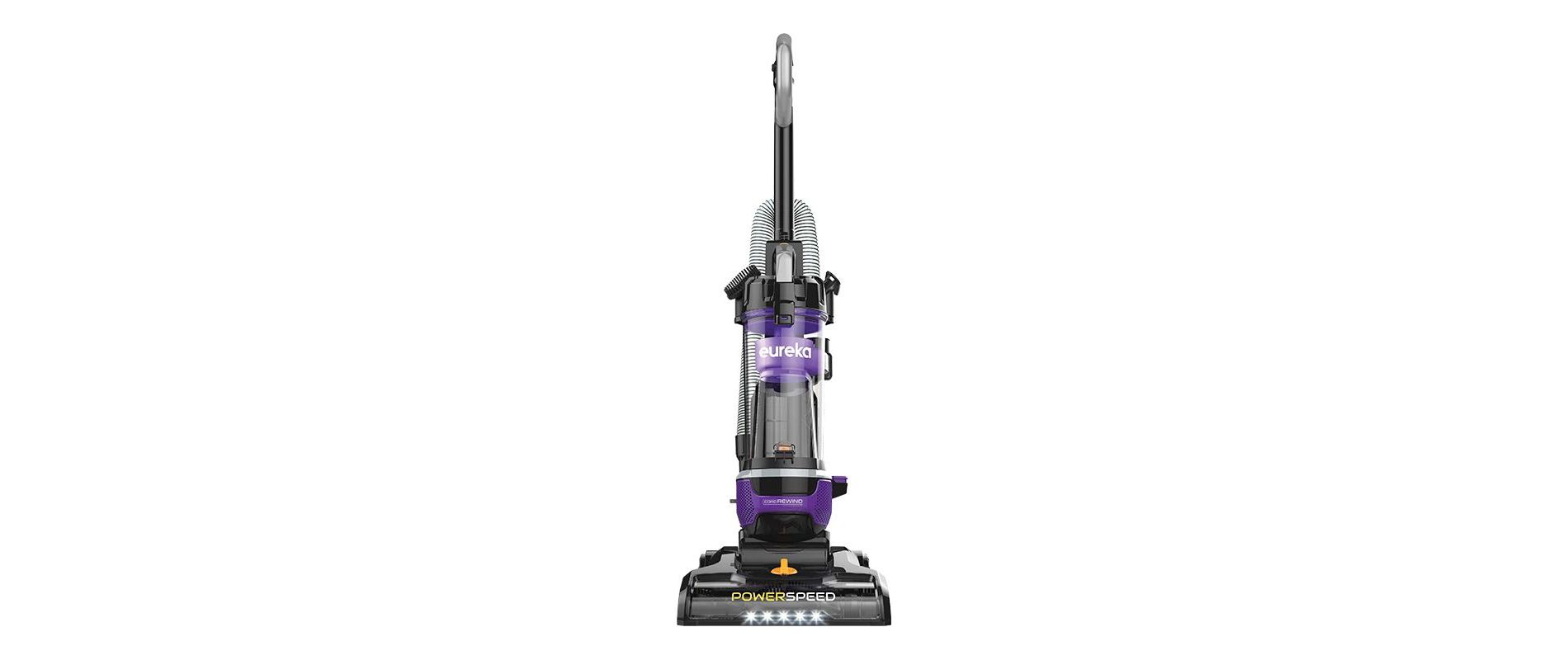Eureka PowerSpeed Pet Cord Rewind Upright Vacuum Cleaner, Lightweight Multi-Surface Cleaner, NEU203