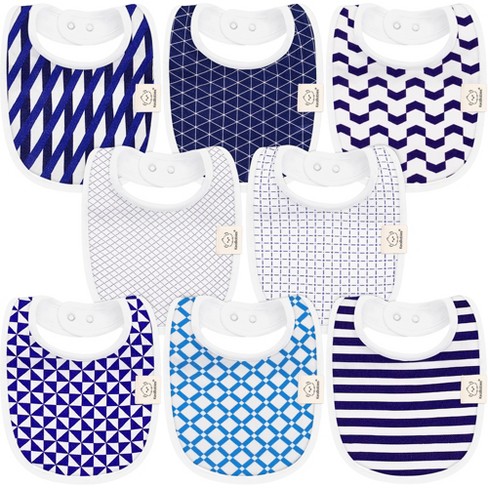 Keababies 8pk Organic Baby Bibs For Boy, Baby Drool Bib For Baby Boys ...