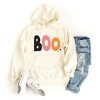 Simply Sage Market Women's Graphic Hoodie Boo Colorful Stars - 2 of 3