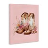 Stupell Industries Floral Pink Cowgirl Boots, 16" x 20" - 3 of 4