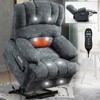 TiramisuBest Lift Recliner Chair Heat Massage Dual Motor Infinite Position Up to 350 LBS Large Electric Power Lift Recliners with Power-Remo - 2 of 4