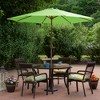 Northlight 9ft Outdoor Patio Market Umbrella with Hand Crank and Tilt, Lime Green - 2 of 4