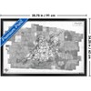Trends International Netflix Stranger Things: Season 5 (2025) - Hawkins Map Framed Wall Poster Prints - 3 of 4