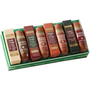The Swiss Colony Sausage & Cheese Bars - Assorted Cheese and Summer Sausage Gift Box of 8 - 1 of 3