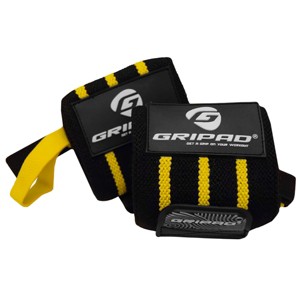 Gripad 12" x 3" Weight Lifting Support Wrist Wraps - 1 of 2