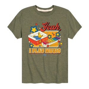 Boys' - Fisher-Price - Yeah I Play Music Short Sleeve Graphic T-Shirt - 1 of 4