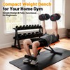 800 LB Capacity Adjustable Weight Bench: 3-Position (Decline/Flat/Incline) for Full-Body Home Gym Workouts. Quick Fold, Space-Saving Design - 2 of 4