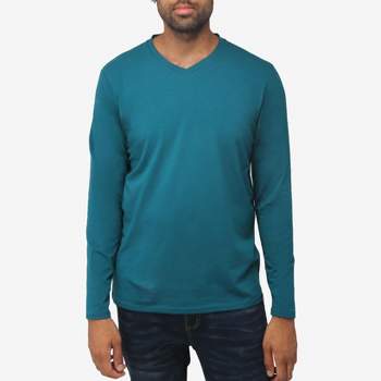 X RAY Men's Long Sleeve V-Neck T-Shirt