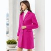 INSPIRE CHIC Women's Notched Lapel Single Breasted Outwear Fall coat - 4 of 4