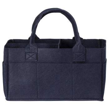 Sammy & Lou Printed Felt Storage Caddy - Navy