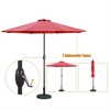 CASAINC 9 ft Outdoor Patio Umbrella Outdoor with Push Button Tilt - 4 of 4