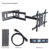 Mount-It! Long Arm TV Mount, Full Motion Long Extension Wall Bracket with 38.5 in. Extension, TV Wall Mount Fits Screens 40 - 80 in., Holds 121 Lbs. - 4 of 4