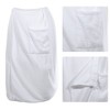 Unique Bargains Men's Bath Wrap Towel for Shower Spa Adjustable Robes with Hair Dry Cap 2 Pcs - 3 of 4